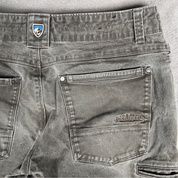 Kuhl‎ Free Ryder Pants Men's 32x34 Gray Vintage Patina Dye Stretch Style 5015 - Picture 12 of 15